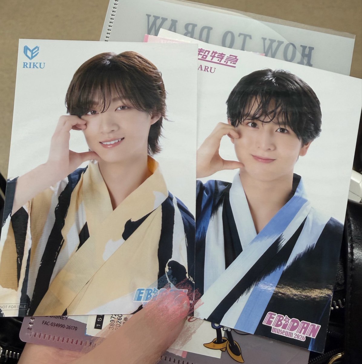 ask85_11s's tweet photo. 【交換】EBiDAN museum 2026 エビミュ 入場特典 ブロマイド 後期 超特急 ICEx

譲）ハル 志賀李玖

求）シューヤ 

郵送での交換希望です。
お気軽にお声掛けください🙇🏻‍♀️ https://t.co/TJnb9TLp60