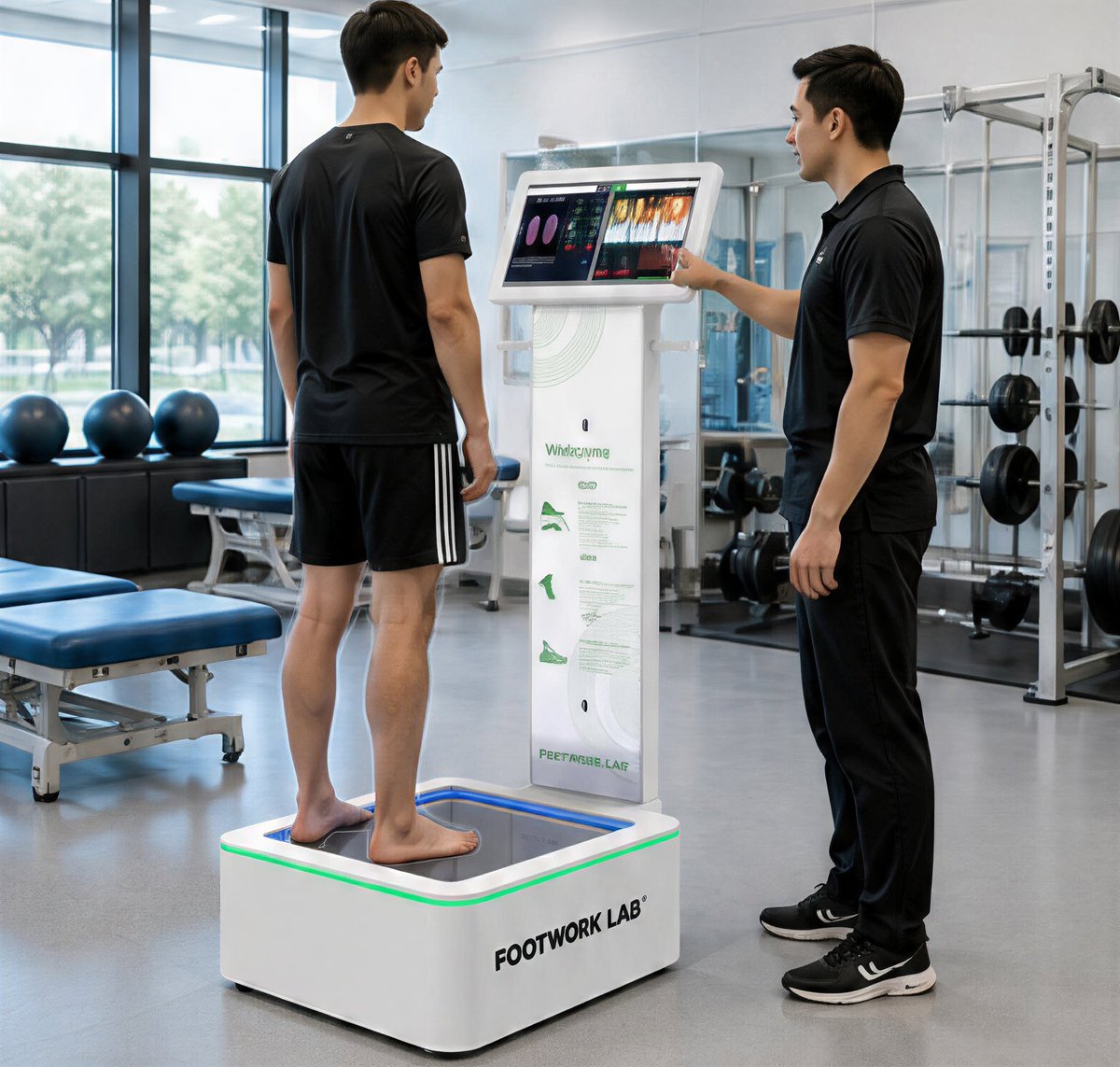 HarkenWong's tweet photo. Seconds on the scanner. A visual report on screen. That's it.
FOOTWORK LAB turns foot data into something your team can explain and your customer can see. No guesswork. No long wait.
Shoe retail, sports space, or brand store? 
How are you showing customers their fit today?🧐 https://t.co/Dqptlka75K