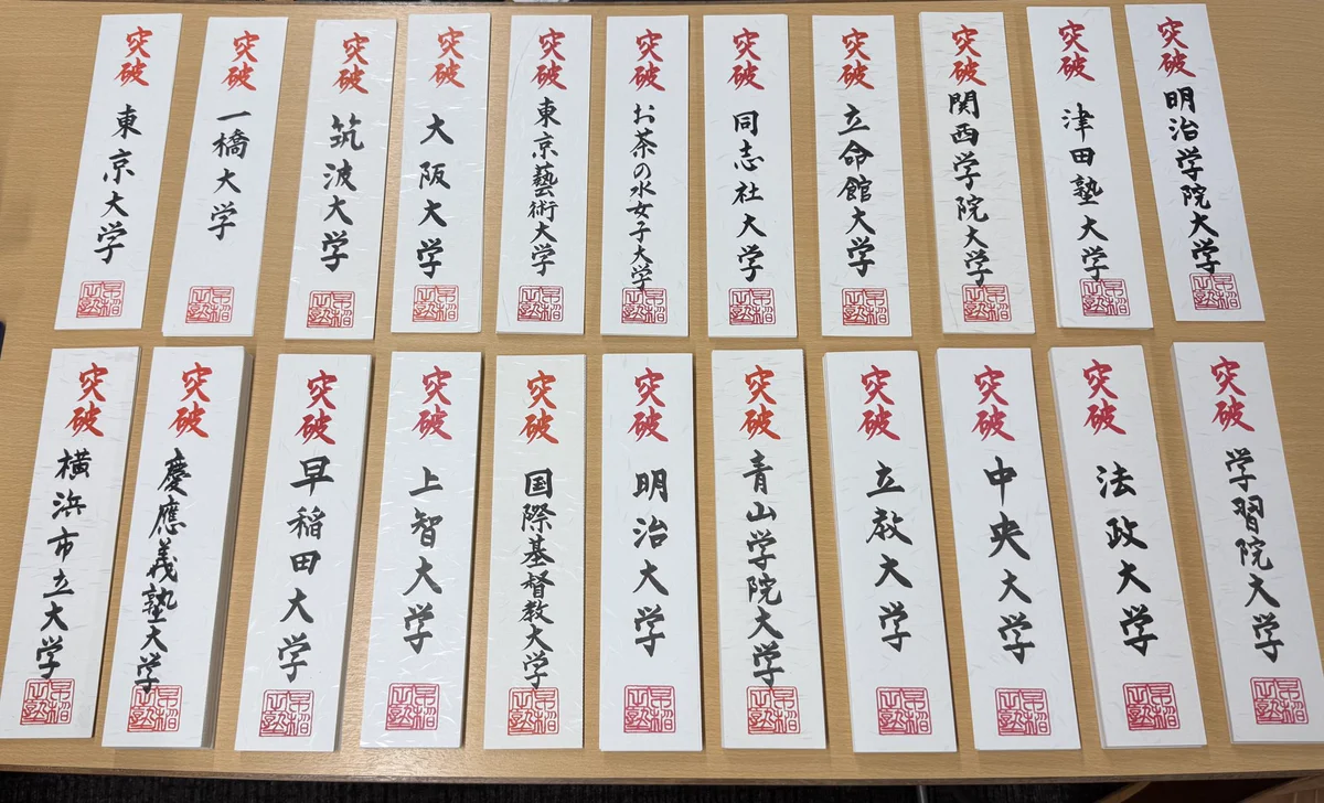 早稲田塾横浜校 総合型・学校推薦型選抜(AO・推薦入試)合格実績 No.1