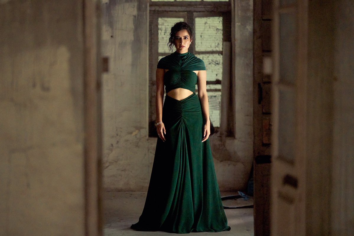 AshikaRanganath's tweet photo. For Sardar2 trailer &amp; audio launch in Chennai ✨ https://t.co/bqdr11f8RG