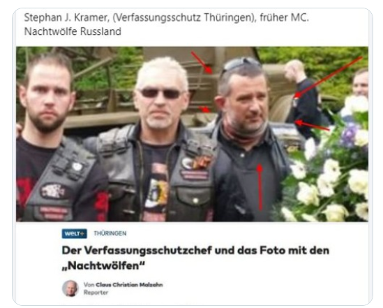 MatthiasHartel's tweet photo. Thema heute = > Wer ist dieser Mann?

Schaute man sich die Vita von Stephan Kramer etwas genauer an, so kann man sich des Eindrucks nicht erwehren, dass man es mit einem U – Boot der STASI zu tun hat, dass nun aufgetaucht ist.

Auf der einen Seite war er Mitglied der Nachtwölfe Russland und somit wohl pro Putin eingestellt und auf der anderen Seite fordert er heute als Präsident des Verfassungsschutzes von Thüringen vehement ein Verbot der AfD? 

Wie bitteschön passt denn das zusammen, wenn die AfD doch ebenfalls auf der Seite Putins steht?

Und als wäre das nicht schon kontrovers genug, unterstützt er auch noch diese widerwärtige Meldestelle Amadeu Antonio Stiftung und hat deren Mitbegründerin, Anetta Kahane, die erwiesener Maßen ein Spitzel der STASI ( IM) war, zu einem Vortrag in den Verfassungsschutz eingeladen?

Worüber hat diese widerwärtige Frau denn dort referiert? Wie man unschuldige Menschen zersetzt, drangsaliert und in die Verzweiflung treibt?

Und damit nicht genug, hat er auch noch Islamisten in sein Amt geholt. Verrückter geht es fast nicht mehr.

Wie hat es so ein Mann überhaupt an die Spitze des Verfassungsschutzes in Thüringen geschafft und noch dazu, da er nicht einmal die minimalsten Voraussetzungen – er hat kein erstes Staatsexamen – erfüllt?

Warum hat der damalige Ministerpräsident Bodo Ramelow (Die Linke) diesen Mann in diese Position gehoben, obwohl er eigentlich gar nicht dazu befähigt ist?

Wie es aussieht, wendet sich auch hier gerade das Blatt und Kramer wird vom Nazi Jäger zum Gejagten. 

Danke auch hier wieder an Appolo-News für die gute Arbeit. 👍

Neben Hüber ist dieser Kramer der nächste undurchsichtige „Genosse“ der in ein hohes Amt „gehoben“ wurde. 

Nicht zu glauben, was in unserem Land überall abgeht, denn das ist sicherlich nur die Spitze vom Eisberg.

Wie sagte Herr Dr. Knabe vor kurzem so treffend: Die Täter sind unter uns!