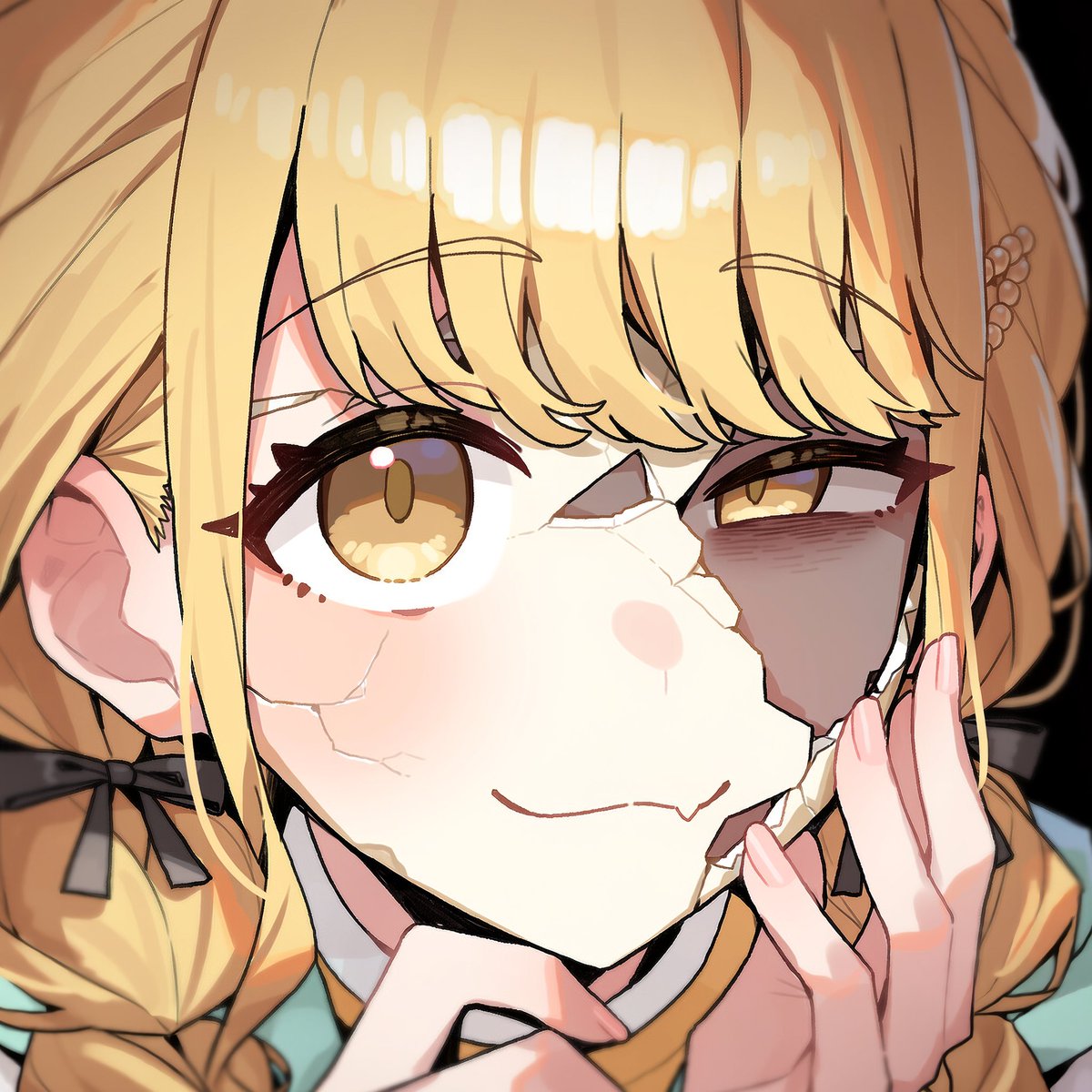 Hachimides's tweet photo. 我覺得表面活潑可愛，內裡卻充滿疲憊的偶像是最吸引人的，我很喜歡這種設定。 https://t.co/EJfFqaaDOa