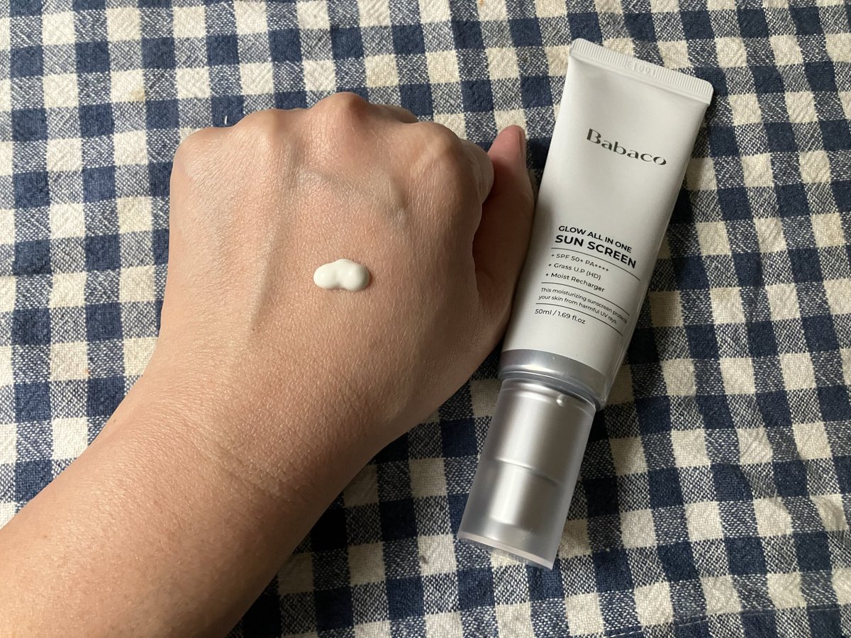 5576Hiro's tweet photo. 【Babaco】
オールインワン水光サンクリーム 50ml
SPF50+PA++++
Instagramのキャンペーンで提供いただきました。
トーンアップ+
高保湿エッセンスとしての役割も
してくれるオールインワンサンクリーム✨✨
@babacojp
#PR #babaco #オールインワン水光サンクリーム #ババコ #日焼け止め https://t.co/1tlmeEyJFW