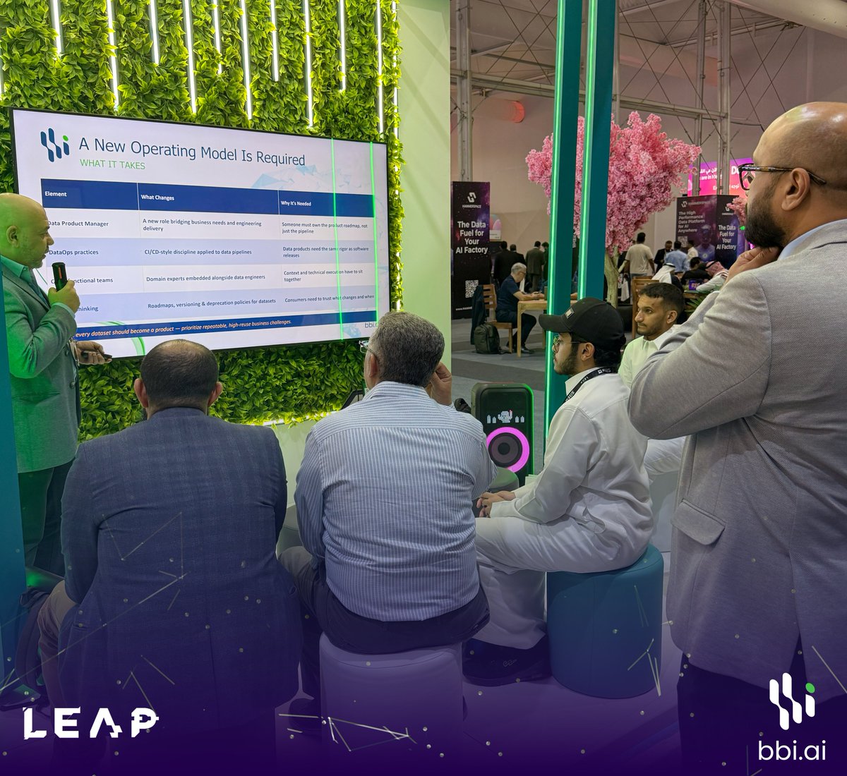 BBI_Consultancy's tweet photo. تواصل بي بي آي حضورها في #LEAP2026 بالرياض، في يوم ثانٍ حافل باللقاءات المثمرة، وتبادل الخبرات، والاطلاع على أحدث توجهات التقنية والابتكار.

تجربة ثرية تجمع قادة القطاع وخبراء التقنية لاستكشاف فرص جديدة في عالم البيانات والذكاء الاصطناعي.

#LEAP5 #البيانات #الذكاء_الاصطناعي https://t.co/Zs7U1HhlQ8