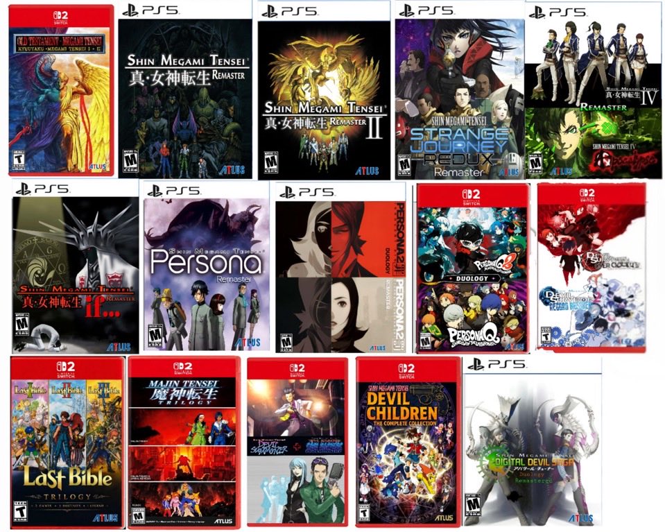 ReingStation's tweet photo. ¿Cuántas probabilidades hay de que ATLUS termine haciendo esto? https://t.co/MqigWpX8wr