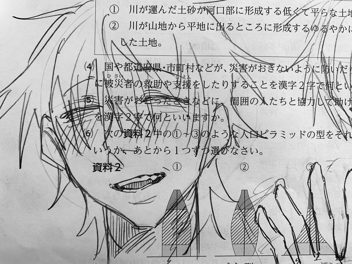 raaluu01's tweet photo. テスト疲れた（絵かいてただけ） https://t.co/a7NrI7xDcM