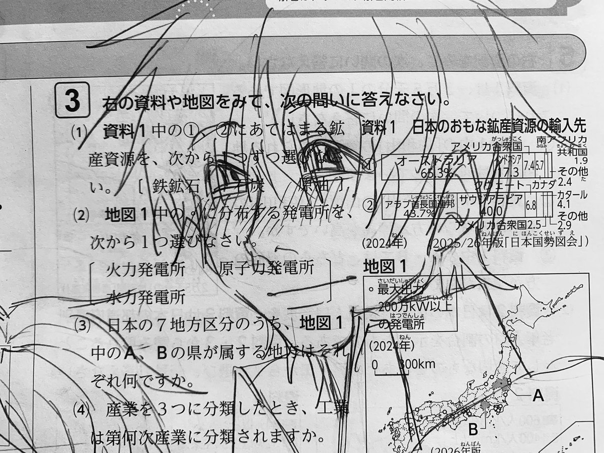 raaluu01's tweet photo. テスト疲れた（絵かいてただけ） https://t.co/a7NrI7xDcM