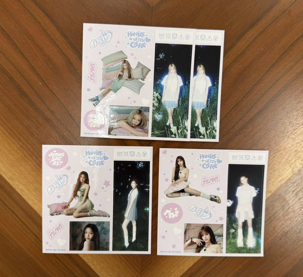 ____l_isc's tweet photo. izna  交換 トレカ
譲）画像1枚目、2枚目
　　マイ ジミン ジョンウン セビ

求）画像3枚目💖 ココ
特典同士、郵送での交換希望です！
お気軽にお声掛けください😌 https://t.co/iGcifjunYw