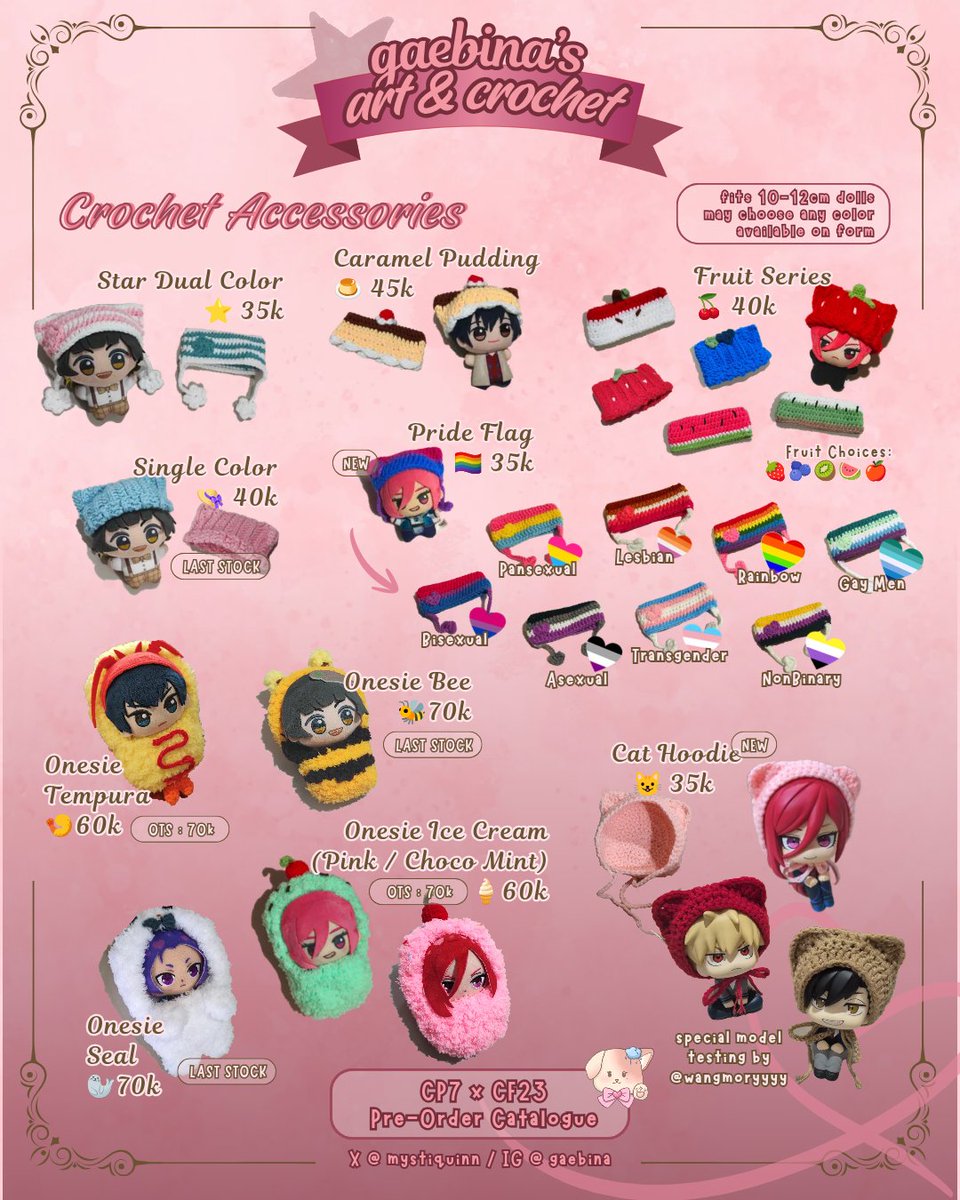 mystiquinn's tweet photo. [💗🔄] gaebina's art &amp; crochet #cp7 + #cf23 pre-order open ! 🐶🌧️

📆 Sept 02-20, 2026
🌟 Blue Lock, Demon Slayer, Chainsaw Man, Free!, Crochet, Beads Phone Strapz YCH
📦 Pick up both days / Mail order
🔗 https://t.co/FqMmhFUwIU

More catalogue 👇🏻
#comipara7 #comifuro23 https://t.co/ZOmqk9jlfZ