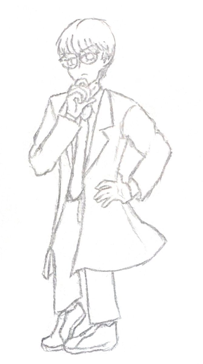 pluseight898's tweet photo. 刑事さん線画かけたので塗りたい方どうぞ
アナログを取り込んだのできちゃないですが(  ' ꒳ '  ) https://t.co/LeAtqk6OWA