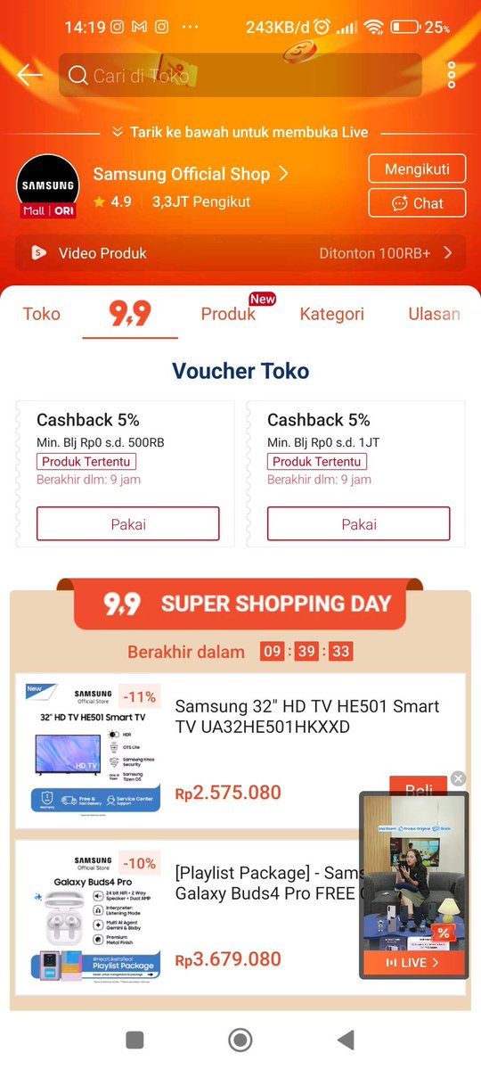 freddyyyyy19's tweet photo. @ShopeeID Welcome to Galaxy S, di #GalaxyS26 FE terbaru 🤩 #ItsFEnomenal #TheNewGalaxyS26FExShopee https://t.co/zmltUnbV87