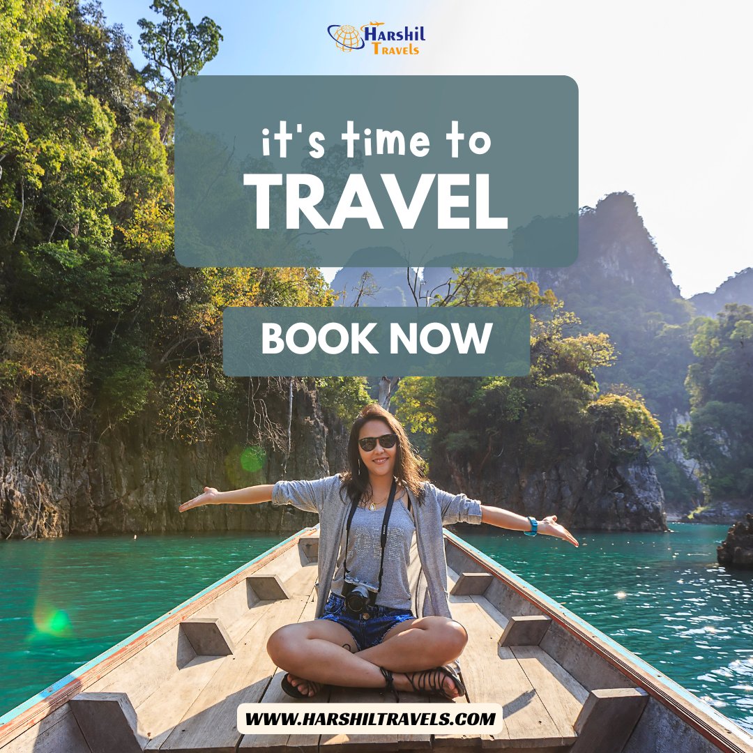 HarshilTravel's tweet photo. Whether it’s a relaxing escape, an adventurous trip, or your dream vacation — Harshil Travels is here to make your journey special. 🌎💙

📅 Your next adventure is waiting!
📩 Get in touch with us and BOOK NOW!

🌐 https://t.co/XDWQG7i87N https://t.co/DoXC8qO0un