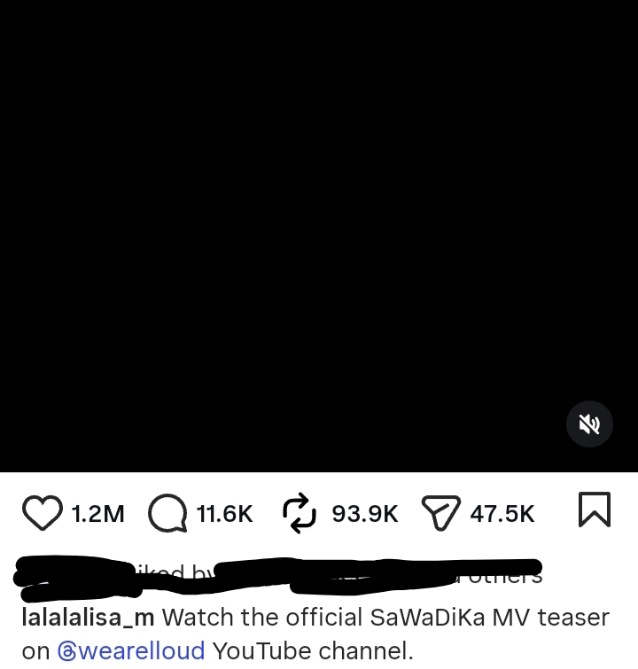 muerdidana's tweet photo. The difference in engagement 😭 Oh Lisa you will Always famous. And jisoo yes you're talentlessoo boringsoo hagsoo conservativesoo https://t.co/426Uap4MUM