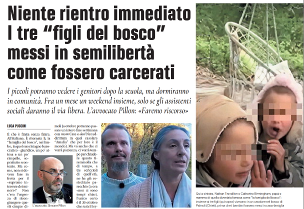 Siddh60's tweet photo. Ma gli #assistentisociali sono gli stessi cialtroni e mascalzoni che gli tolsero i bambini?
Perché allora siamo punto e daccapo!
Una sentenza da soffiarsi il naso! 
#famiglianelbosco https://t.co/a7ufWjsnDI