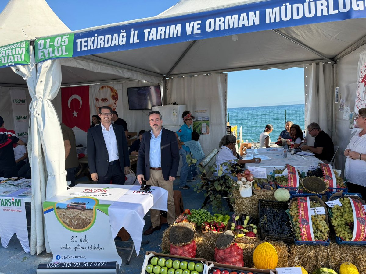 tkdktekirdag's tweet photo. Bu yıl ilk kez düzenlenen “Tekirdağ Tarım, Sanayi, Hayvancılık ve Teknolojileri Fuarı”, Tekirdağ Sahil Dolgu Alanı’nda gerçekleştirilen törenle kapılarını ziyaretçilere açtı, TKDK Tekirdağ İrtibat Ofisi olarak açılışa katılım sağladık.
#tkdk #tekirdağ #süleymanpaşa https://t.co/7gibKXxzqR