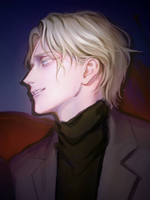 FrAnD_F's tweet photo. A composition echoing the ending of Possession, roughly like a 'both-die' what-if ending. John would likely have an expression reminiscent of the Hannibal TV series finale: 'See...? This is all I ever wanted for you. #monster #kenzotenma #johaten #johanliebert https://t.co/5YJ5VNSVLZ