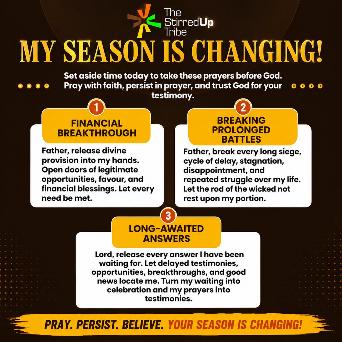 stirreduptribe's tweet photo. MY SEASON IS CHANGING!! 
Psalm 125:3 “For the rod of the wicked shall not rest upon the lot of the righteous; lest the righteous put forth their hands unto iniquity.” https://t.co/aW9W9WeNsy
