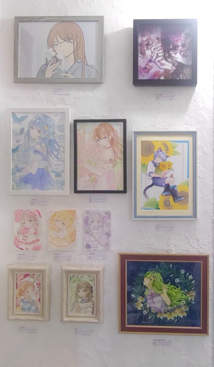 IYN02914016's tweet photo. 明日より13日までART STORE  IYNにて「花ことば３」展を開催致します。

素敵な作家様たちが描く魅力的な作品を是非ご覧ください！

皆様のお越しを心よりお待ちしております！
※月〜水お休み

展示風景vol.4

#IYN #イラスト #オリジナル  #art #illustration #花 #花言葉ㅤ https://t.co/XsK5pMCxld