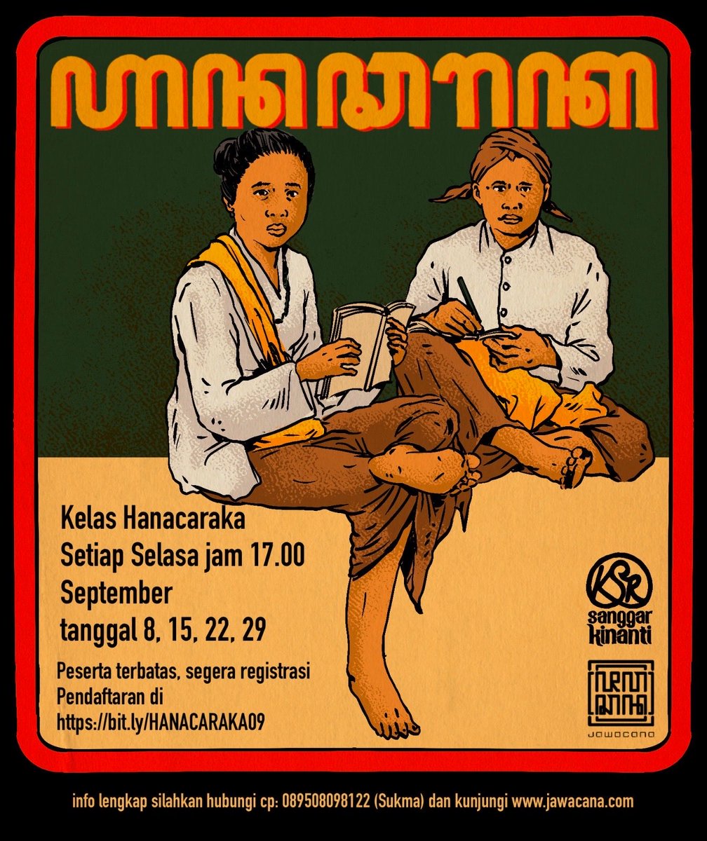paksiraras's tweet photo. Kelas Aksara Jawa…! https://t.co/D1tGwYCC5E