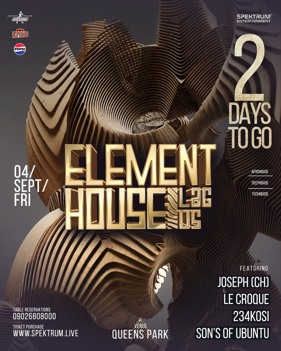 spektrumng's tweet photo. The waiting might be the hardest part.
Every playlist feels like preparation.
Every beat sounds like a reminder.
Weβre almost there.
#ElementHouse
#ForTheLoveOfBeats https://t.co/4jEfomAnx6