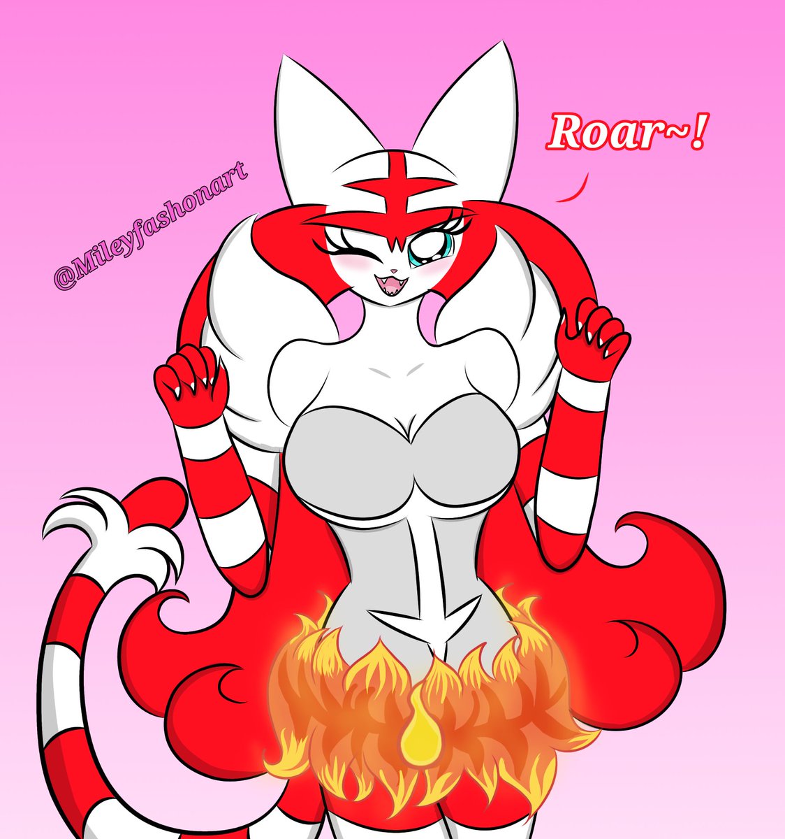 mileyfashonart's tweet photo. Los Padres ❤️💚/ La Hija 💖
#Incineroar #meowscarada #IncineroarxMeowscarada https://t.co/QPlFjVqWBI