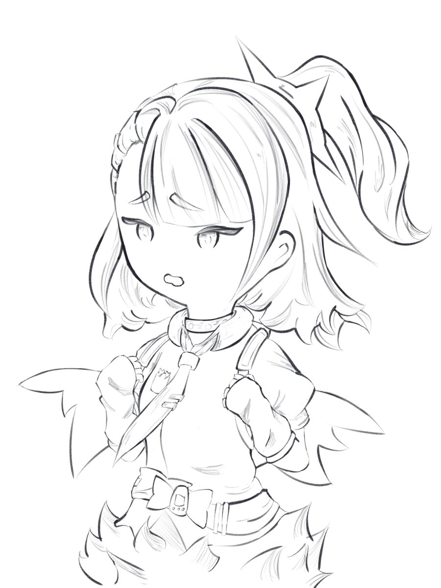 MykaIllust's tweet photo. Sunna from the Angels of Delusion sketch #ZenlessZoneZero‌ https://t.co/PkciLEyr4d