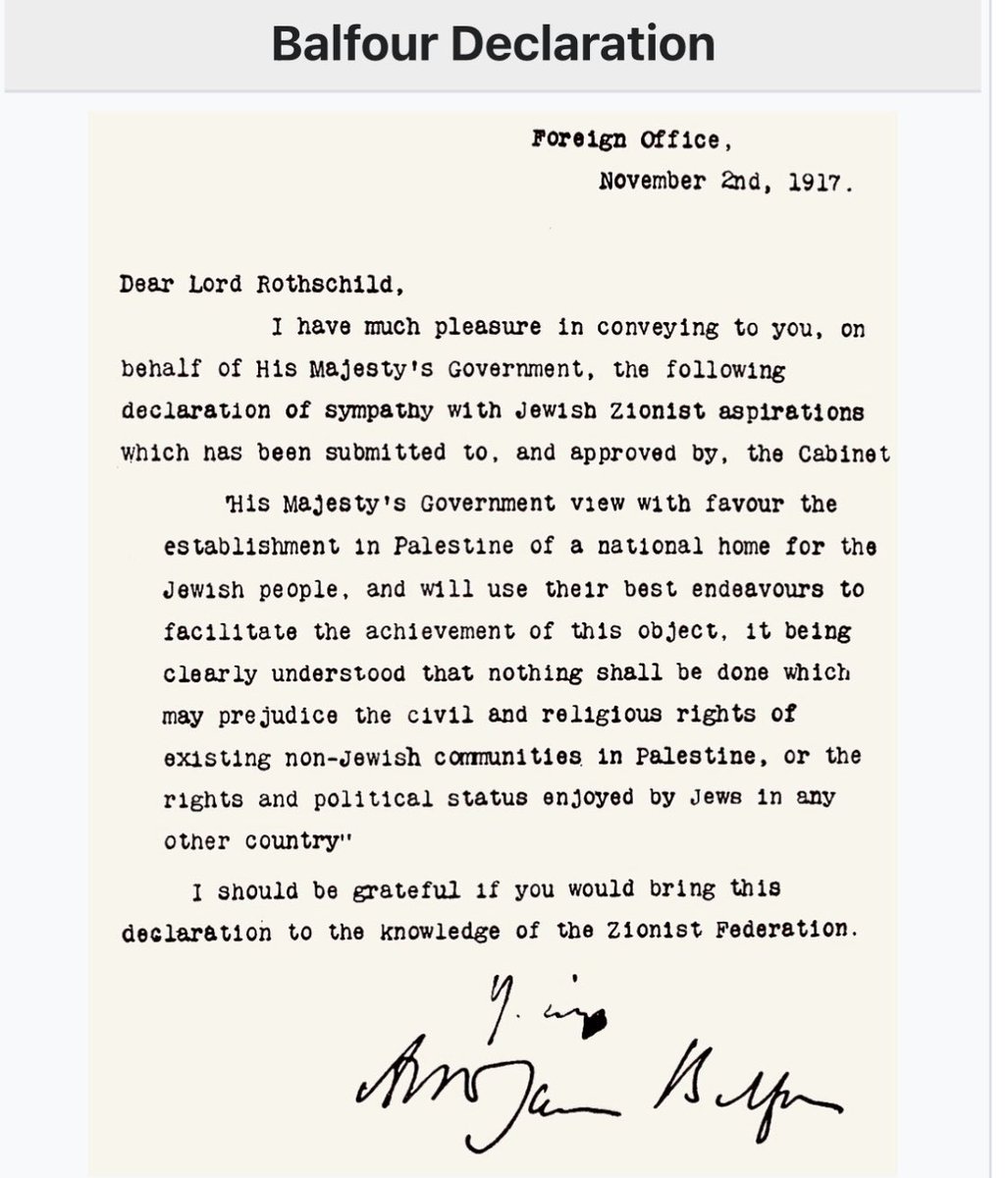 FreeSpe88394786's tweet photo. Britain and France, controlled by zionists, were managing the oil discovered at the end of the 1800’s in the Middle East under the rule of the Ottoman Empire.  

Sykes-Picot agreement in 1916 divided the Middle East lands,  between France and England. 

A year after in 1917, the Declaration of Balfour, a letter from Arthur Balfour, the British foreign secretary, to Lord Rothschild, a leader of the British Jewish community announced his support for the establishment of a "national home for the Jewish people" in Palestine. 

Treaty of Sevres was an agreement in 1920 that announced that the Ottoman Empire has been dismantled and France and Britain took total control of the Middle East.  

Hitler, wanted to send the jewish people to Madagascar in 1940, a French colony. Britain rejected that initiative.

The purpose of all the wars we have had for the last century is to enrich jewish people.