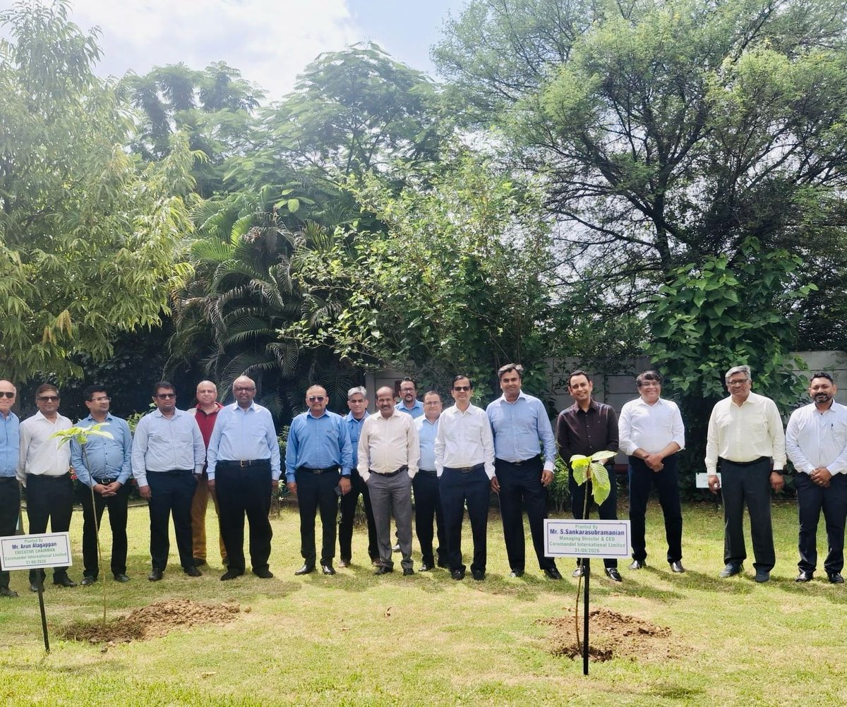 indiawillowood's tweet photo. It was a great pleasure and privilege to welcome Mr. Arun Alagappan, Chairman – Coromandel International &amp; NACL (Murugappa Group), Mr. Shankar Subramanyam, MD &amp; CEO – Coromandel International &amp; Mr. Raghuram, MD – NACL, along with the senior management teams of Coromandel &amp; NACL. https://t.co/IeUPvJFTqB