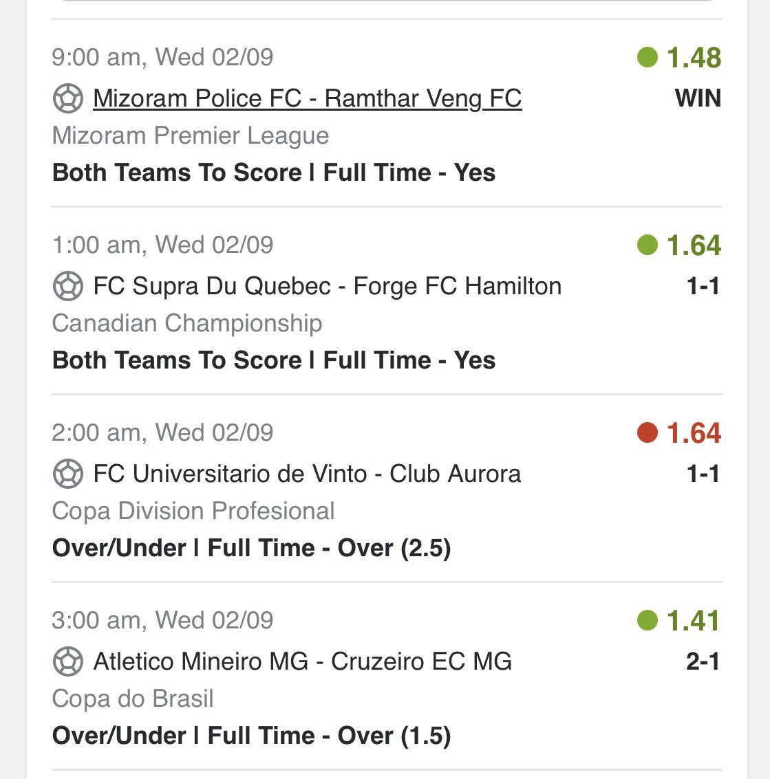 WinABetBusiness's tweet photo. This ticket did hurt me a lot.

Club Aurora missed a penalty, oh maybe I should have gone for a BTTS. https://t.co/5hhBu7HAjp