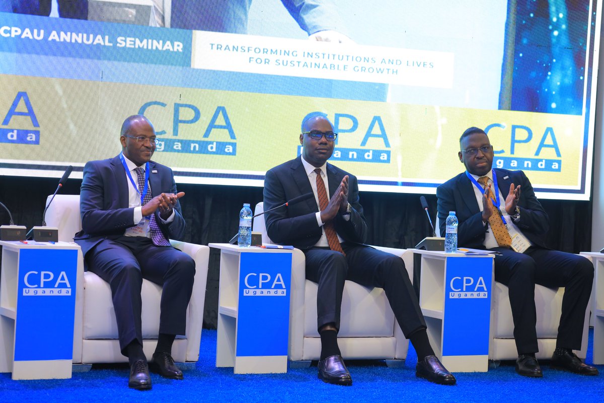 ICPAU1's tweet photo. “As the profession evolves, accountants must embrace technology, strengthen their skills and uphold the highest standards of integrity to remain trusted partners in Uganda’s economic transformation.”

— Hon. Henry Musasizi (MP), Minister of Finance, Planning and Economic Development and Chief Guest, 31st ICPAU Annual Seminar

Key highlights from the Chief Guest’s remarks; 
✔️Accountants as drivers of economic transformation — supporting transparency, accountability, investment and sound decision-making. 
✔️Stronger public financial management — ensuring proper budgeting, resource utilisation and accountability for public resources. 
✔️Technology and innovation — embracing AI, digital financial management systems, blockchain and other emerging technologies. 
✔️Continuous professional development — building the skills needed to remain relevant in a rapidly changing environment. 
✔️Stronger ICPAU–Government partnership — reaffirming Government’s commitment to working with ICPAU to strengthen the accountancy profession. 
✔️A forward-looking profession — accountants must anticipate change, provide practical solutions and remain strategic partners in Uganda’s transformation.

#31ICPAUAS