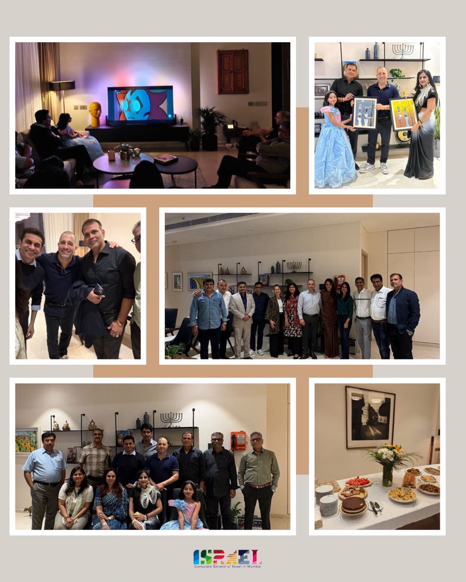israelinMumbai's tweet photo. 🎬 A first for the books.
Last week Consul General @yanivrev hosted the first-ever Indo-Israeli animated film screening — "Arlequino & Pierrot." 🇮🇱🇮🇳
Where imagination meets diplomacy. ✨
#IsraelInMumbai #IndoIsraeli #FirstOfItsKind #ArlequinoAndPierrot https://t.co/4S0LftfXGN