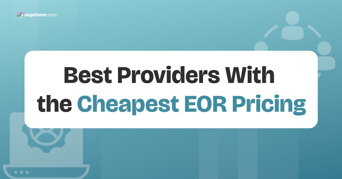 helen__bilous's tweet photo. Looking for a lower-cost EOR? 💰🔎
10 providers are compared by published monthly rates, contract terms, employment model, and extra charges.
See the pricing breakdown:
https://t.co/LAzBopB5HZ
#EOR #GlobalHR #Hiring #Anywherer https://t.co/RSQHMn8dGW