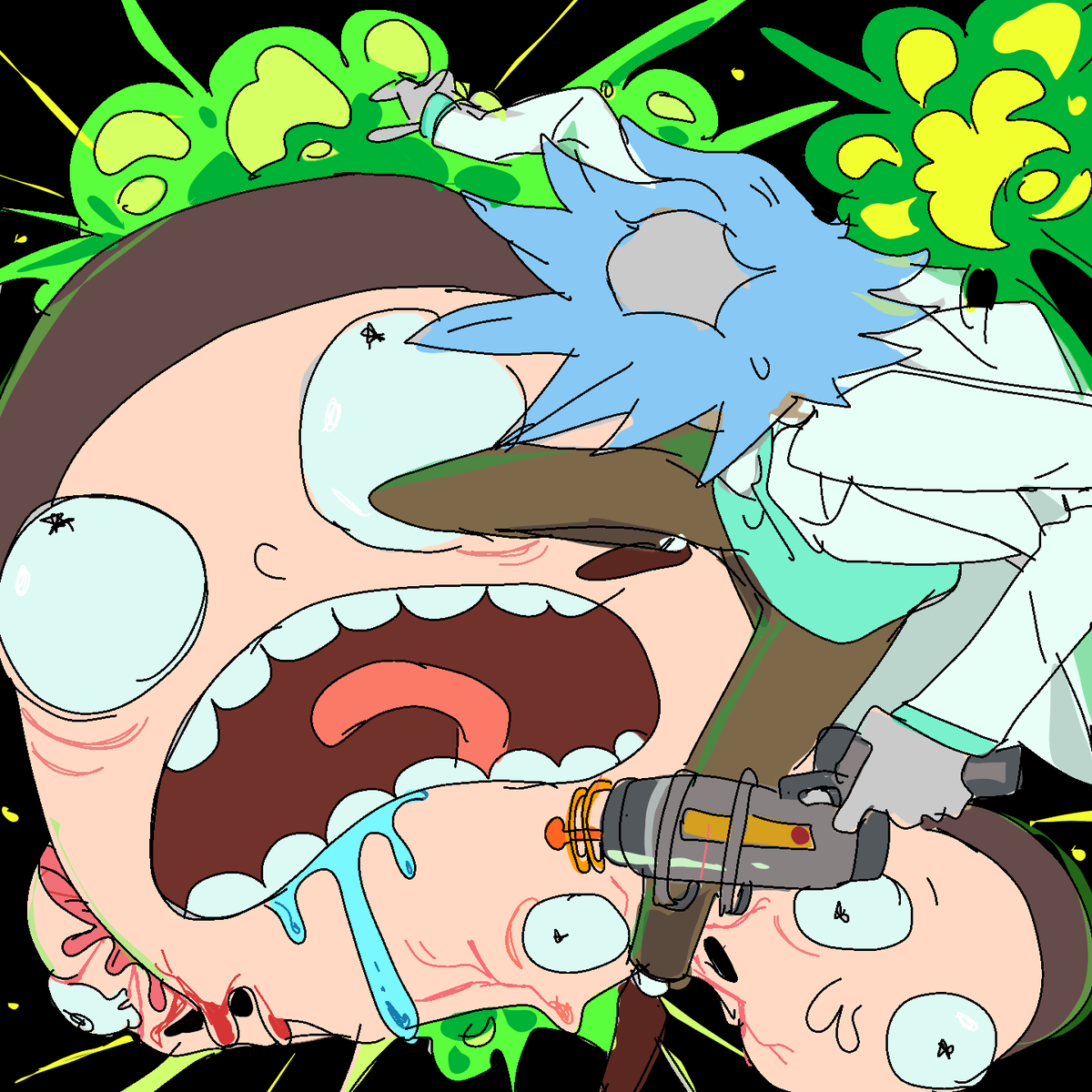 Youru52715's tweet photo. #rickandmorty #fanartㅤㅤㅤㅤ https://t.co/G9PwgiW2kX