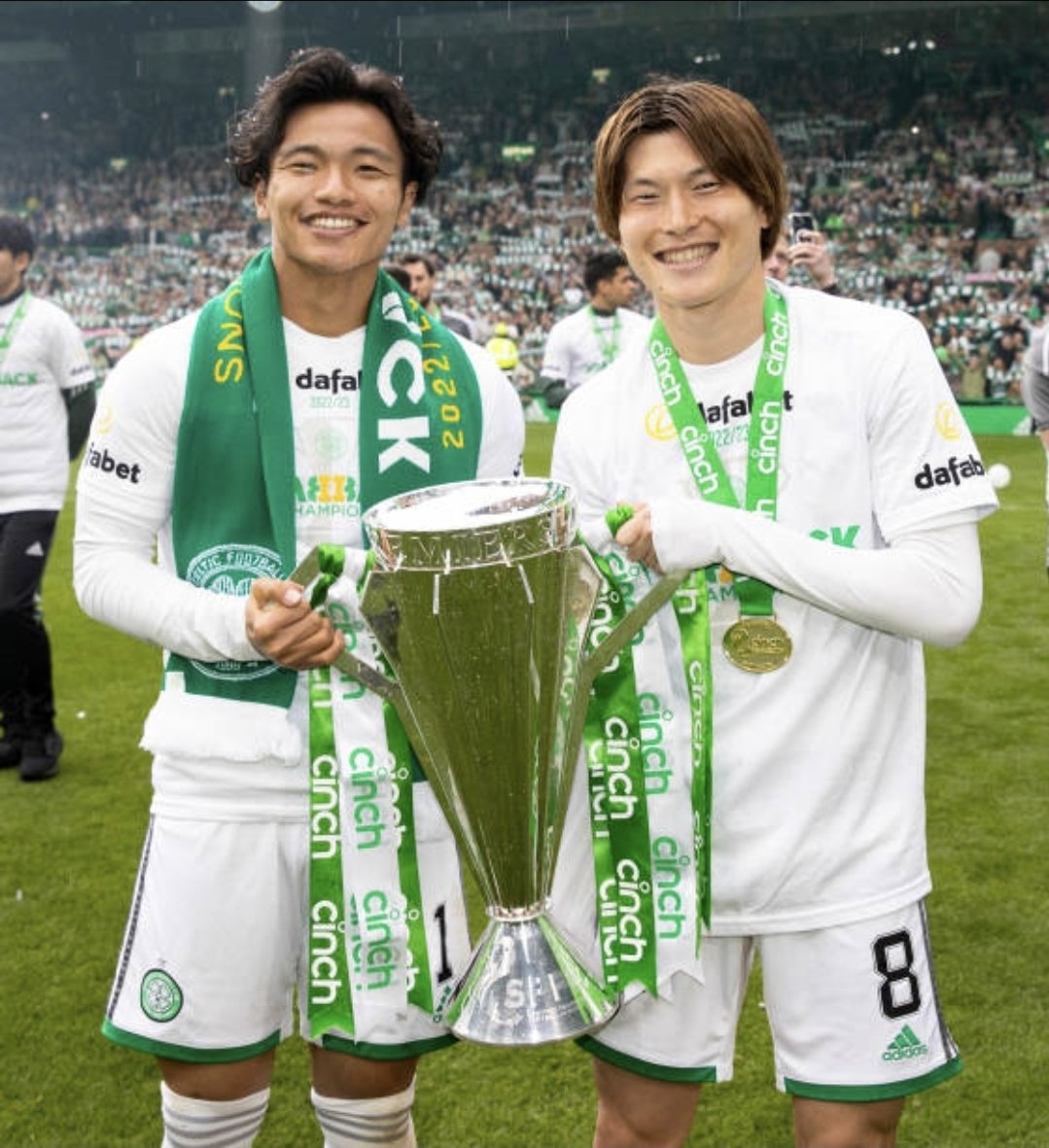 cohcfc's tweet photo. Kyogo

Apps : 165
Goals : 85
Titles : 4 
Scot Cups : 2
League Cups : 3

Maeda 

Apps : 212
Goals : 79 
Titles : 5
Scot Cups : 3
League Cups : 2

Hatate 

Apps : 191
Goals : 33
Titles : 5
ScotCups : 2
League Cups  : 3

The End of a a Japanese Era and what a fucking ride it was 🇯🇵 https://t.co/OOuJk5i85O