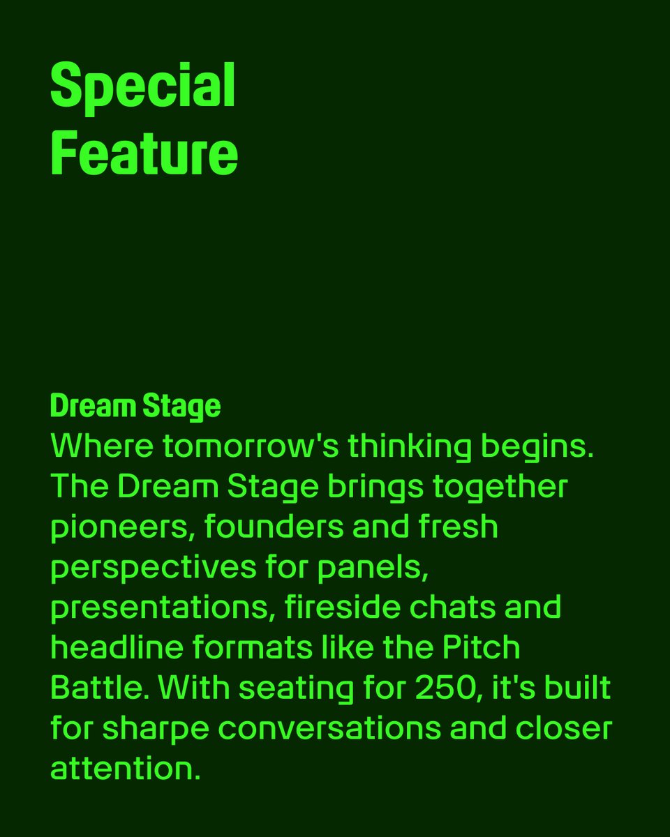 IFA_Berlin's tweet photo. The launchpad for what's next.
Startups, pioneers, and disruptive tech at IFA Next – plus the Dream Stage, home of keynotes, panels, and the Pitch Battle.
Discover all exhibitors: https://t.co/vMMFY0vWNH
#IFA2026 #IFABerlin https://t.co/cqvQM97lui