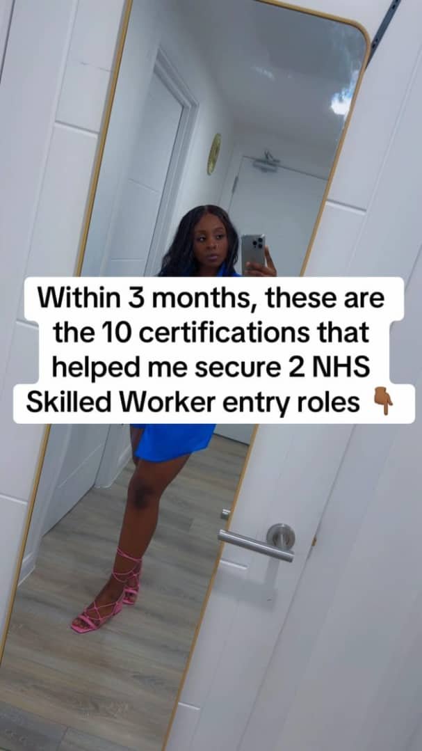 careersuk100's tweet photo. If you are currently in the UK & in search of a Job with Visa sponsorship,  from now till the end of the year these are 10 Certifications that can help you secure at least 2 NHS Skilled Worker entry roles.

📍These Certifications are tested, approved & Trusted

📍Most of them are FREE.

1. NVQ Level 3 in Health and Social Care.
https://t.co/cq3OShgDfZ

2. Project Management Google project Management certificate 
https://t.co/WcWyzGDAql

3. Level 3 Award in Education and Training ( AET ).
https://t.co/CKajBLDMU5

4. Mental Health First Aid (MHFA).
https://t.co/A7gNowabsD

5. Care Certificate 
https://t.co/913lR8pjoK

6. Academic Qualifications 
https://t.co/PIsdqD4lKT

7. Diploma Level 3–5 in Health & Social Care – Inspire London College
https://t.co/KTrxvxSlBj

8. Project Management Foundation & Advanced Courses – NHS Strive / LinkedIn Learning.
https://t.co/AiZVWfvWCE