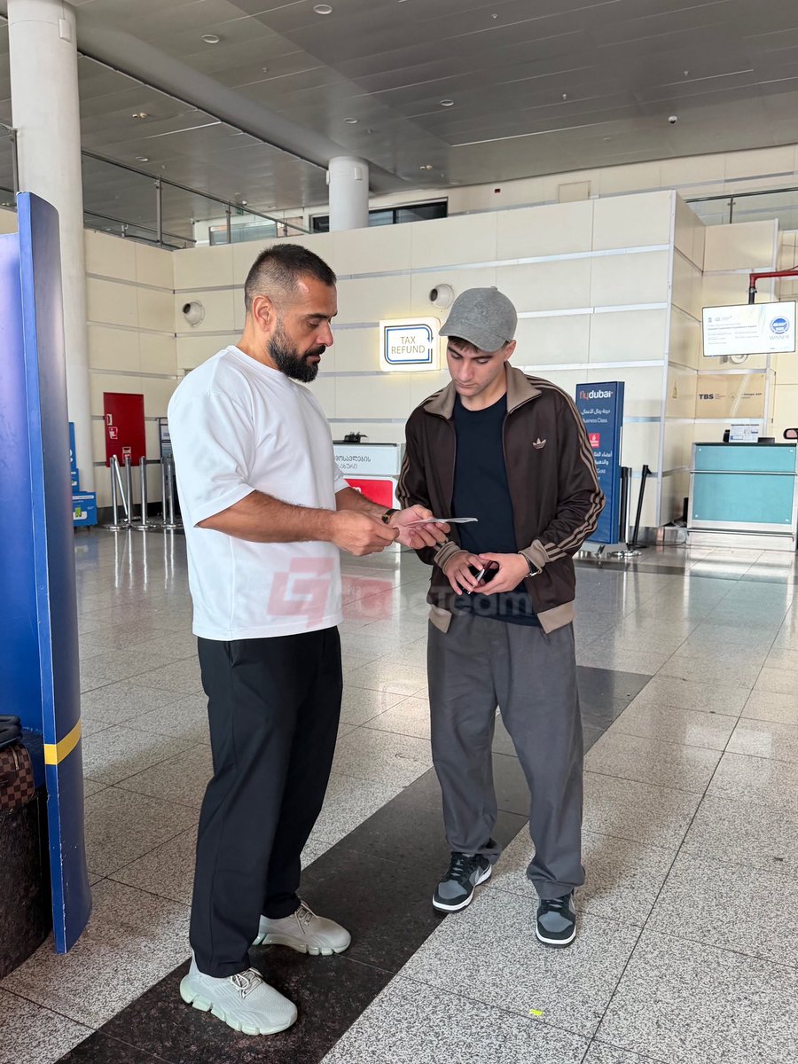now_arsenaI's tweet photo. 17-year-old Andria Bartishvili on his way to London to complete his move to Arsenal.

Every top team in Europe was after him, but Arsenal have won the race.

🤝 with @Geo__team https://t.co/CHH1zwEIA7