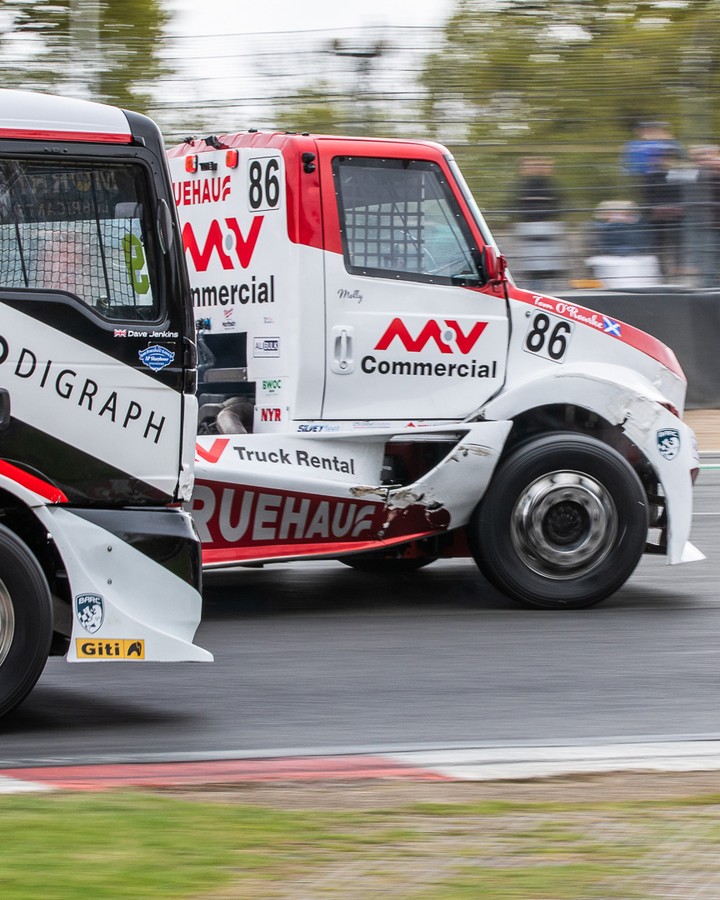 BreannMazej2r's tweet photo. More shots from last weekend’s British Truck Racing Championship opener at Brands Hatch. Tom claimed the season’s first trophy in spectacular style! Racing resumes in under a month at Pembrey Circuit, Wales. Don’t miss it! https://t.co/kakEVbPeGT