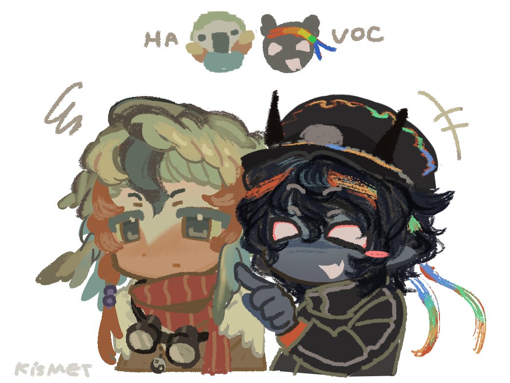 foolsofheart's tweet photo. "cbsn u doodle #havocduo ill cry (Does not need to ve anything special or colored" -> ye oki ive never drawn parror before sorry 😰(i dont watch uu) https://t.co/3ONIa6qbCn