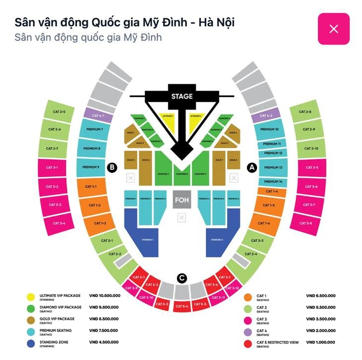 njwanrdn's tweet photo. WTS | Want to sell
BIGBANG 2026–2027 WORLD TOUR <XX : COSMOS> IN HANOI (DAY 2)
🗓️ 25 OCT 2026 🗓️

Sec: STANDING 2
Qty: 2 pcs
Price: Web price (original price)
📩 Kindly DM me
This is my own ticket 🙆🏽
!! serious buyer only !!

#Bigbang #BigbanginHanoi https://t.co/hNa8s8WjpG