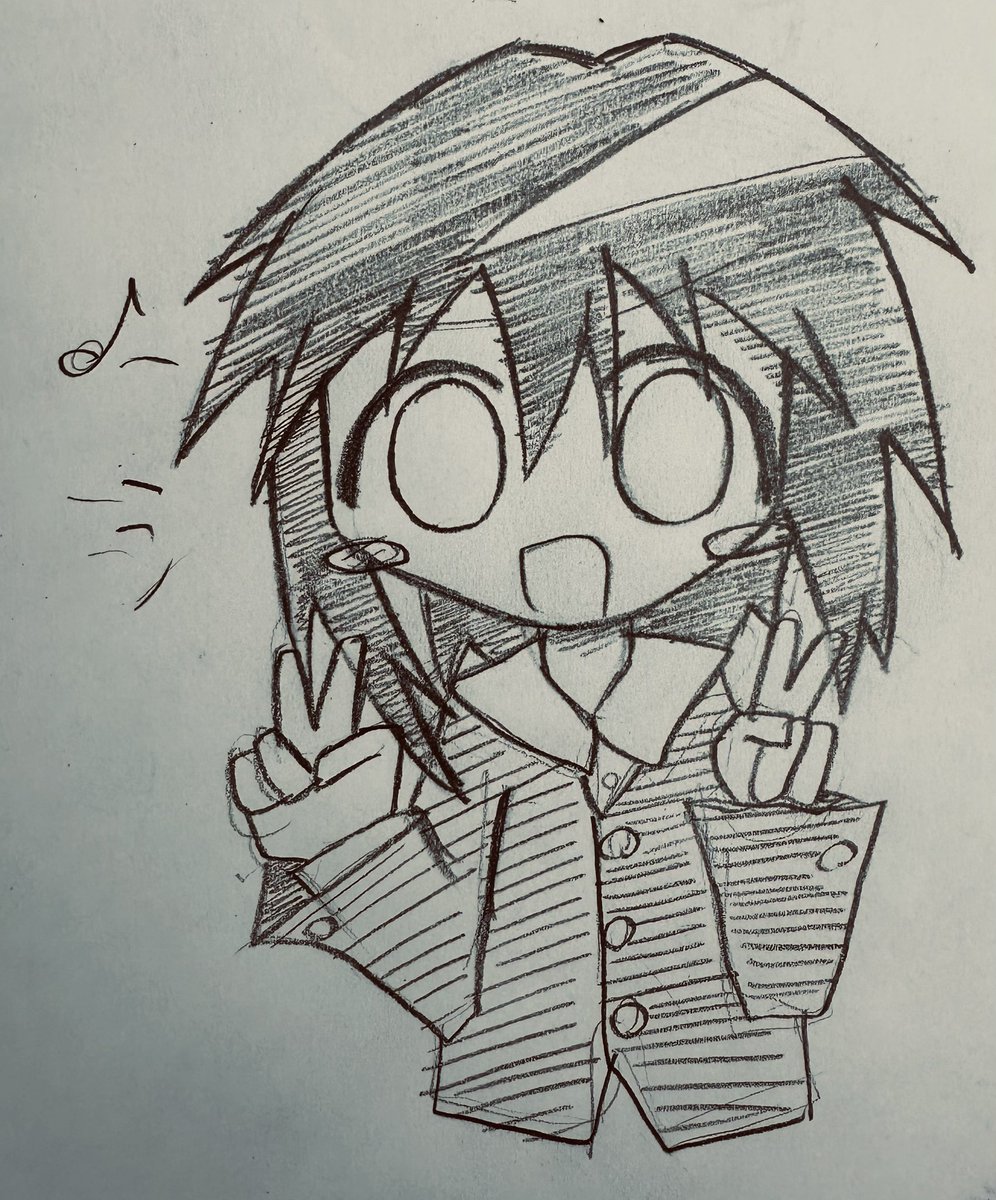 tasogare_united's tweet photo. 五ヶ月前の絵が出てきた https://t.co/sM13Cu9MCD