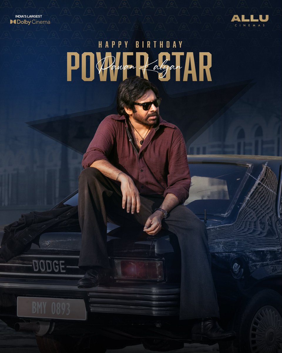AlluCinemas's tweet photo. Happy Birthday, Power Star Pawan Kalyan Garu โค๏ธ
#PawanKalyan #PowerStar #AlluCinemas #ExperienceTheExtraordinary #happybirthdaypawankalyan https://t.co/ppOGFzKIbI