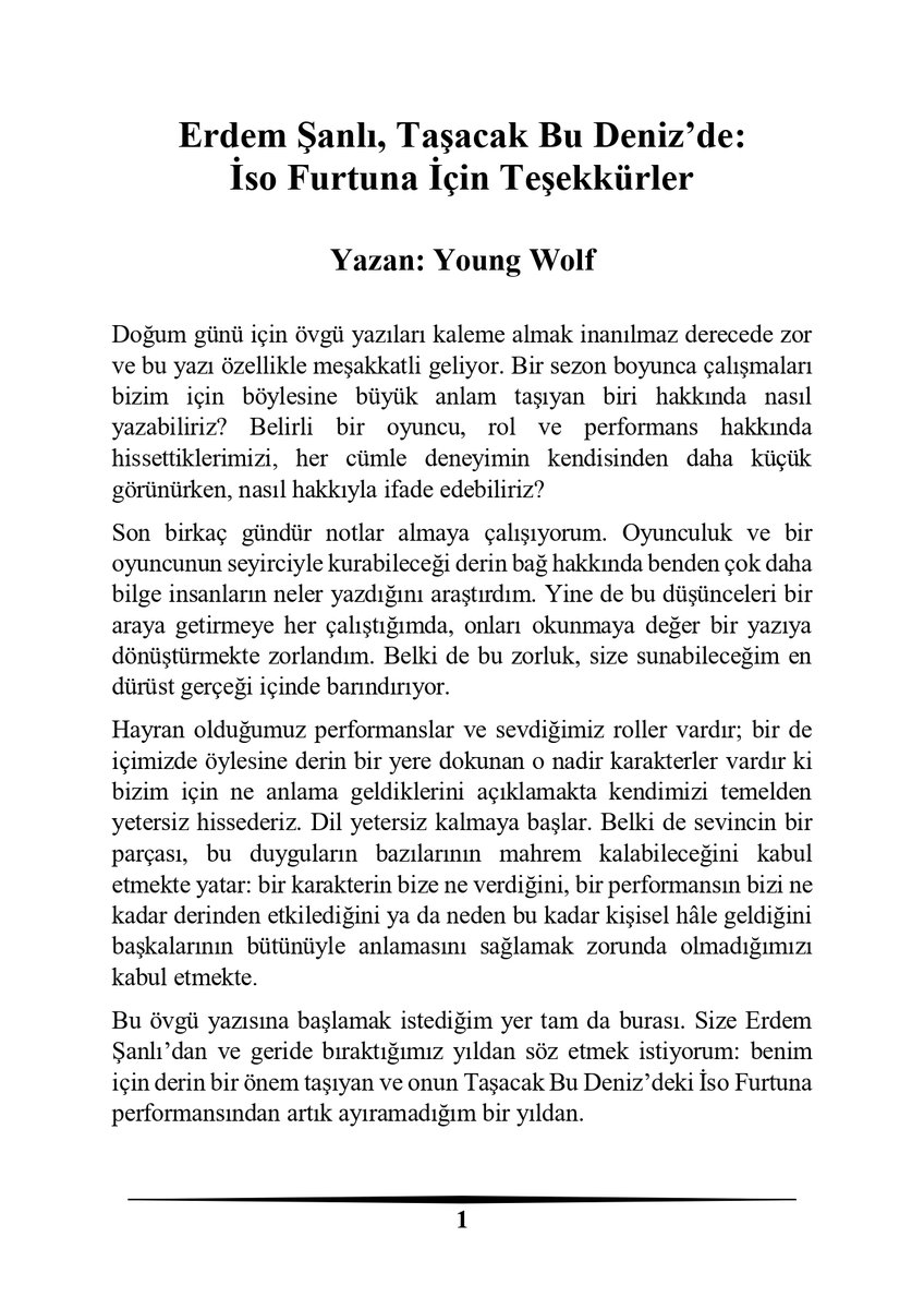 YoungWolf989's tweet photo. FLOOD - 1

Erdem Şanlı, Taşacak Bu Deniz’de: İso Furtuna İçin Teşekkürler

PDF LINK --- https://t.co/JP0MrE9hi7

#ErdemŞanlı https://t.co/PM664joLHr