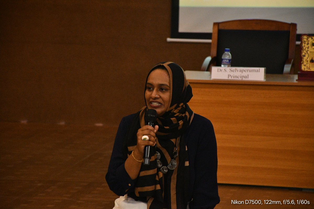 nprinstitutions's tweet photo. π NPRCET Department of Management Studies hosted HR-Connect on 02.09.2026 at Dr. APJ. Abdulkalam Hall, featuring Mrs. Asha M Sait, Director - HR, Squash Apps Private Limited, Coimbatore. ππΌβ¨
#NPR #NPRCET #ManagementStudies #HRConnect #SquashApps https://t.co/ECNrpwvRKw