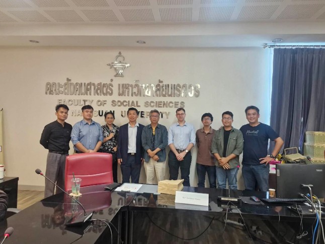 NUSHistory's tweet photo. On 30 July, Matthew Reeder visited Naresuan University, Thailand, to give a lecture about my forthcoming book. The lecture was titled, "Categorical Kingdom: The Emergence of Ethnic Imaginaries in Early Modern Siam." https://t.co/aD3wDEhhXf
