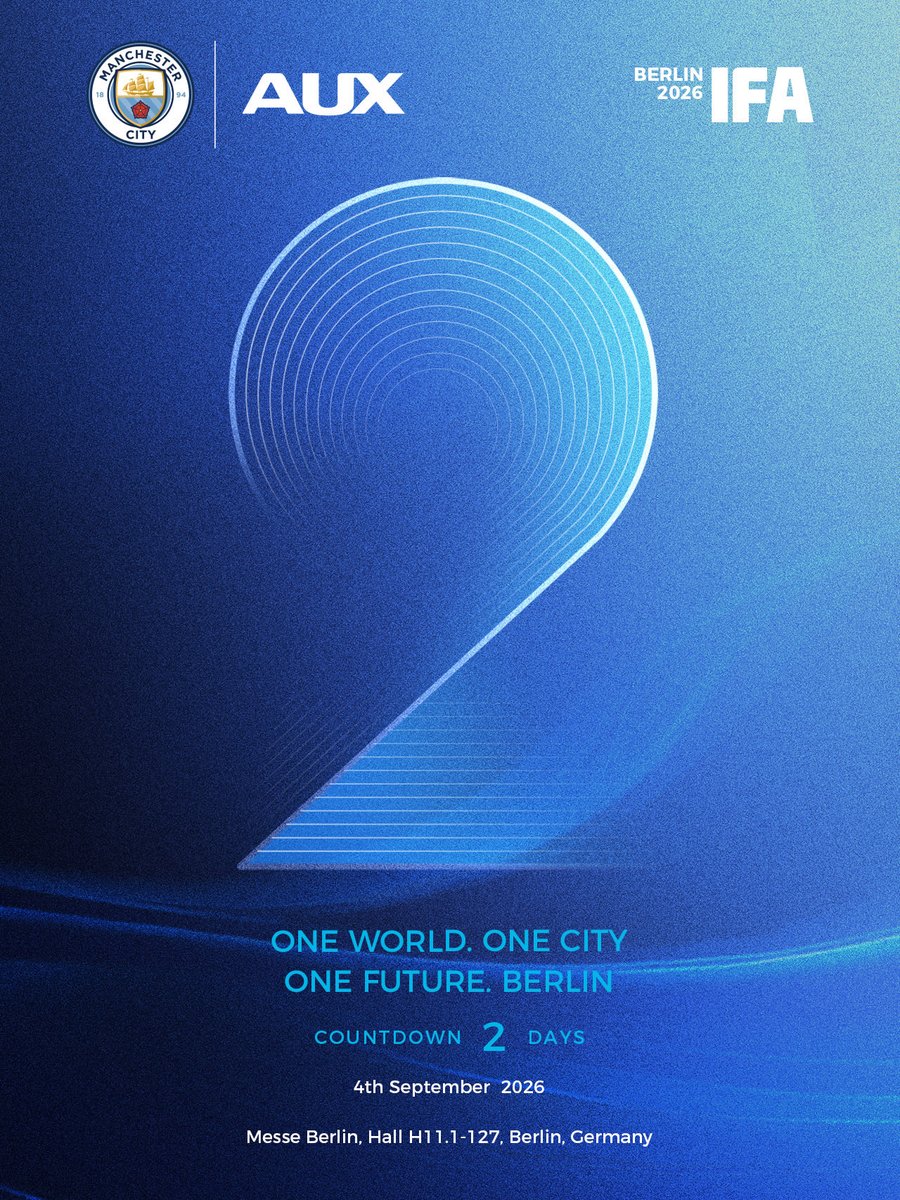 AUX_Group's tweet photo. 🌍Unite the Globe, Ignite a New Chapter!

⏱Countdown: 2 Days

AUX is gearing up for IFA Berlin in Germany, to redefine possibilities for AI technology.

📍IFA Berlin, Hall H11.1‑127

⏰Sep 4, The grand show is approaching!

#AUX #AUXAIAirConditioner #IFA2026 #Countdown https://t.co/szQJf8KFwA