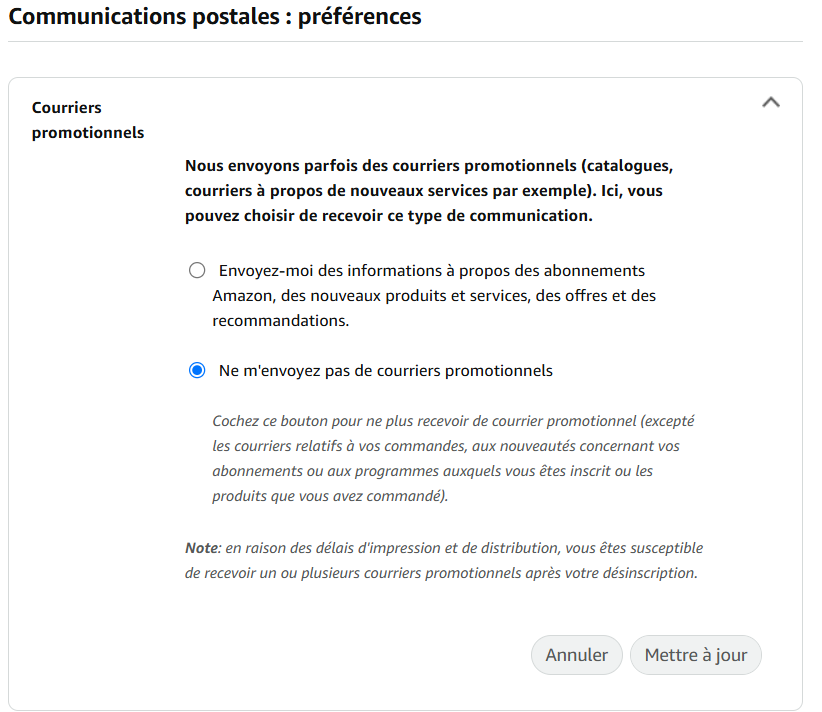 yrf2012's tweet photo. @AmazonFrance Vous ne respectez pas nos préférences  @CNIL https://t.co/GZQKRqAJkJ