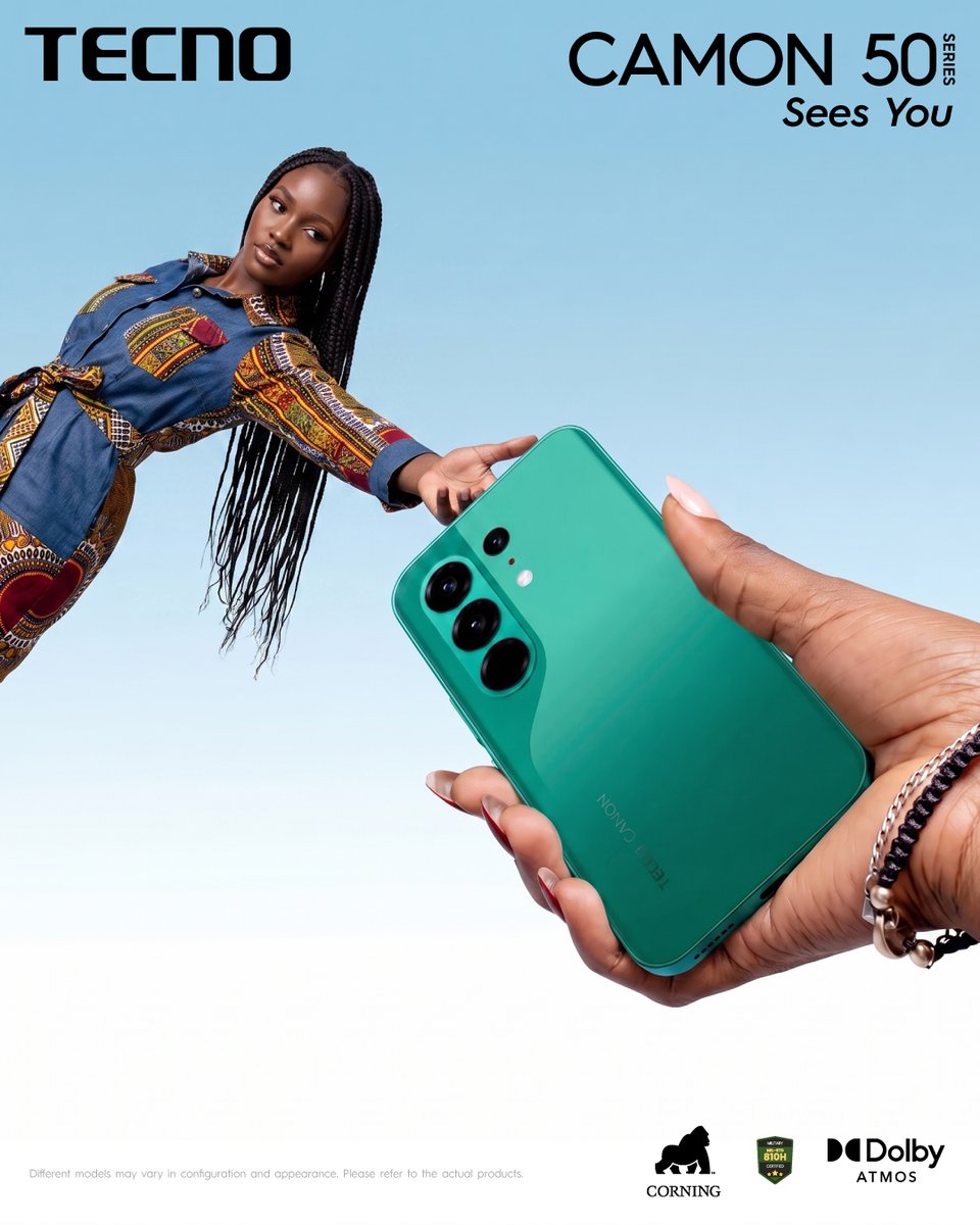 TECNOMobile254's tweet photo. Some things are worth reaching for.
Don’t just watch the moment. Reach for it with the CAMON 50 Series. https://t.co/5tQAHevEnT