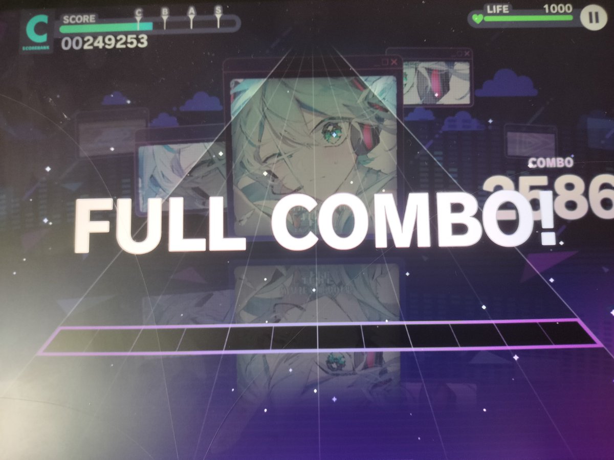 xX_lnfinity_Xx's tweet photo. 初音狂奏曲第01番「彗惺」APPEND FC！！！！！

37全FC！！！

1週間少しずつよくがんばった😭😭😭

ラスサビ到達3回目です https://t.co/xbDDEt0cLk