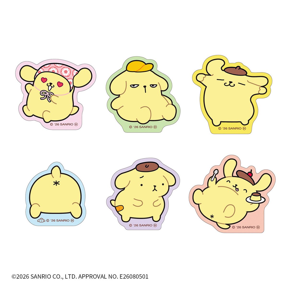 sanrio_fan_jp's tweet photo. 【新グッズ情報】
ポムポムプリン 30周年記念 セブンネット限定グッズが登場🍮✨

絶妙な表情やキュートなおしりなど、個性豊かなポムポムプリンの魅力が詰まったスペシャルアイテムです！

【ラインナップ】
◆BIG!ぬいぐるみ（全高約50cm）
一度見たら忘れられない絶妙な表情がたまらない大きなぬいぐるみ！

◆ぬいぐるみチャーム 3体セット
バッグやポーチにつけて一緒にお出かけできるチャームセット♪

◆ステンレスタンブラー
サングラス姿やキュートなおしりなど、さまざまなポーズを散りばめたデザイン！

◆ステッカー6枚セット
目がハートになった姿やプリンを食べる姿など、個性的で可愛い表情が楽しめる6枚組！

【予約販売期間】
2026年9月11日(金) 17:00 〜 10月12日(月) 23:59
※予定数量に達し次第終了

詳細はこちら💁‍♀️
https://t.co/cUHutr1rn5

#ポムポムプリン #サンリオ #セブンネット